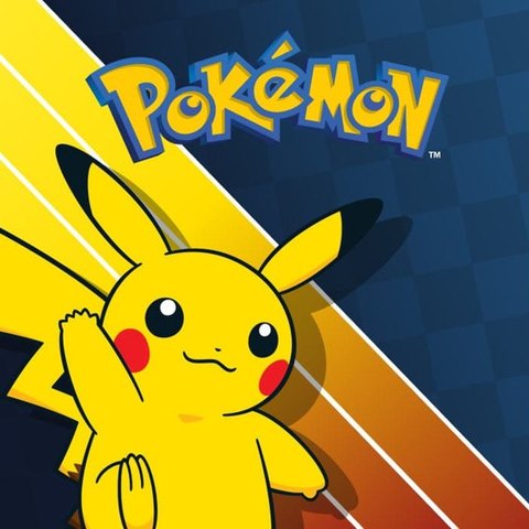 Play! Pokémon logo with Pikachu