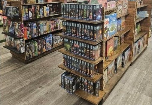 Board game shelves in Salmon Arm